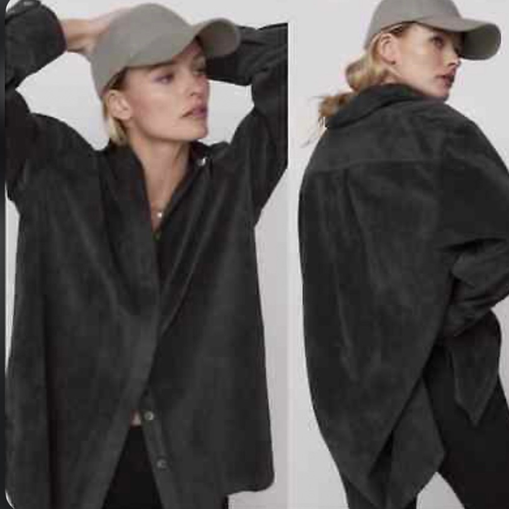 Zara Textured Weave Oversized Shacket Size Small  NWOT - Picture 4 of 16